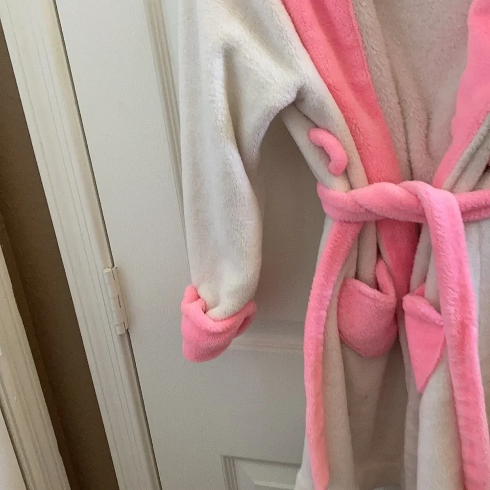 FINAL MARKDOWN GAP kids fleece wrap robe 8
